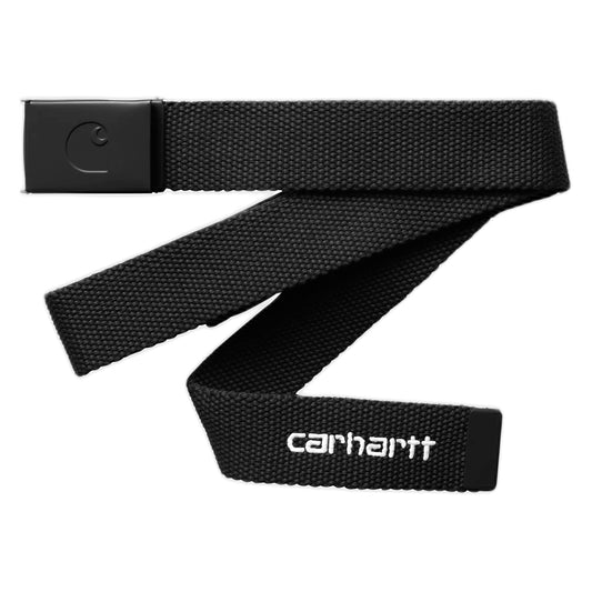 Cinta Carhartt Wip C-Logo Belt Tonal - Black / White-Francis Concept