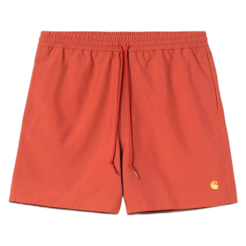 Costume Carhartt Wip Chase Swim Trunks - Oxide Red / Gold