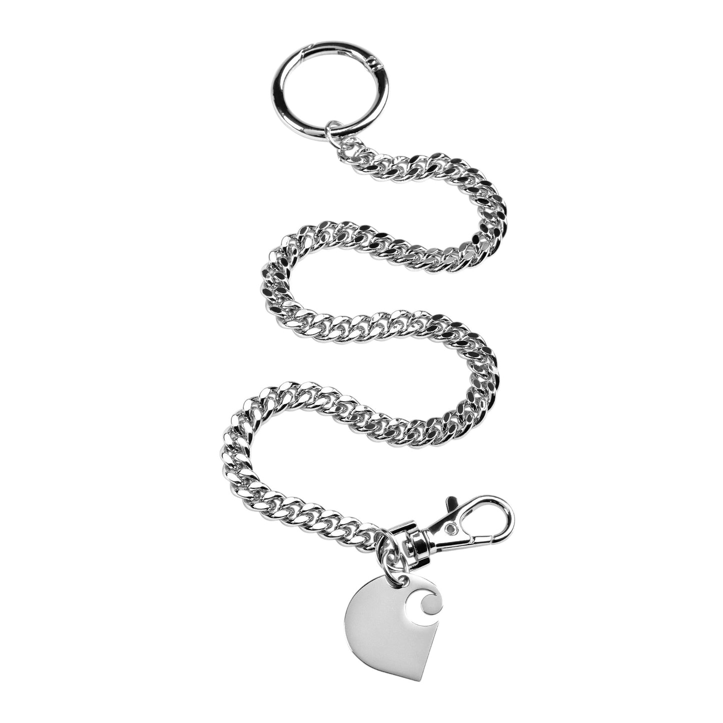 Carhartt Wip Cuban Link Keychain - Metal Silver Francis Concept