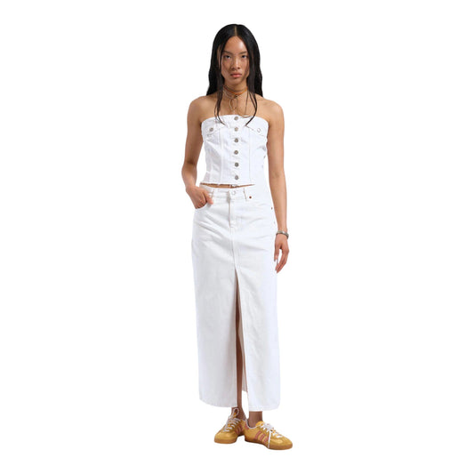 Dr Denim Carli Tube Top - White - T-Shirt di Dr.Denim | Francis Concept