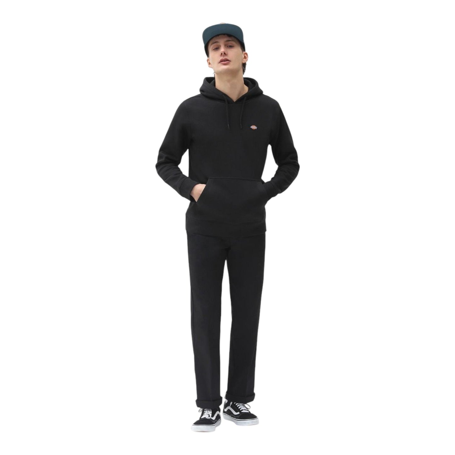 Felpa Cappuccio Dickies Oakport Hoodie - Black - Felpe di Dickies | Francis Concept