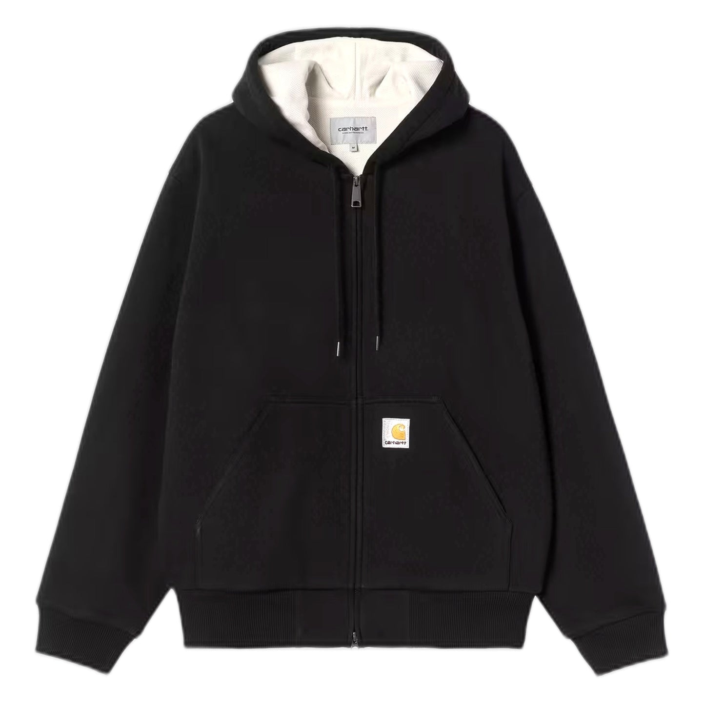 Felpa Carhartt Wip Active Sweat Jacket - Black Stone Washed - Felpe di Carhartt Wip | Francis Concept