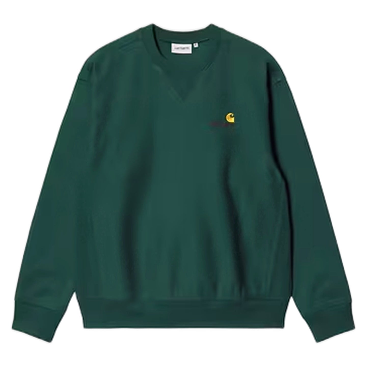 Felpa Carhartt Wip American Script Sweat - Dark Fir - Felpe di Carhartt Wip | Francis Concept