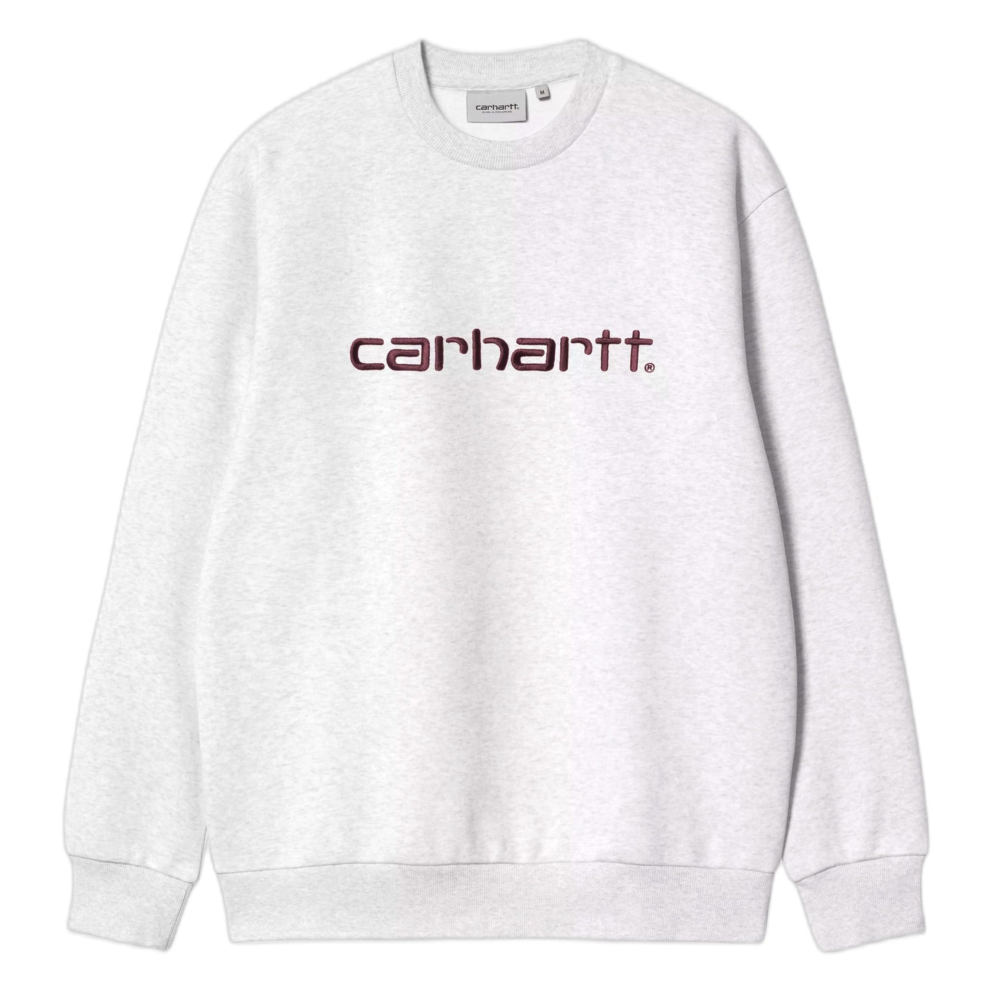 Felpa Carhartt Wip Carhartt Sweat - Ash Heather / Rondo - Felpe di Carhartt Wip | Francis Concept