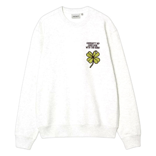 Felpa Carhartt Wip Clover Sweat - Ash Heather-Francis Concept
