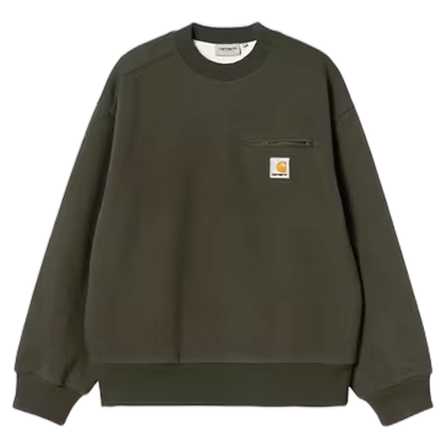 Felpa Carhartt Wip Detroit Sweat - Olive Stone Washed - Felpe di Carhartt Wip | Francis Concept