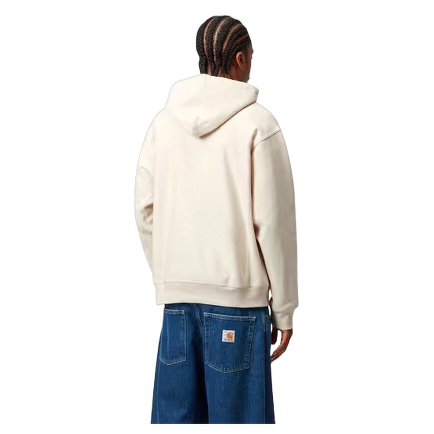Felpa Carhartt Wip Hooded American Script Sweat - Natural - Felpe di Carhartt Wip | Francis Concept