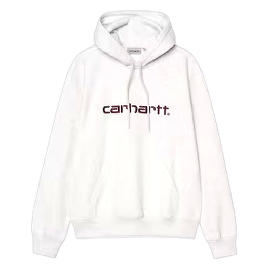 Felpa Carhartt Wip Hooded Carhartt Sweat - Ash Heather / Rondo - Felpe di Carhartt Wip | Francis Concept