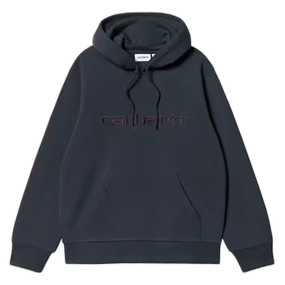 Felpa Carhartt Wip Hooded Carhartt Sweat - Deep Night / Palisander - Felpe di Carhartt Wip | Francis Concept