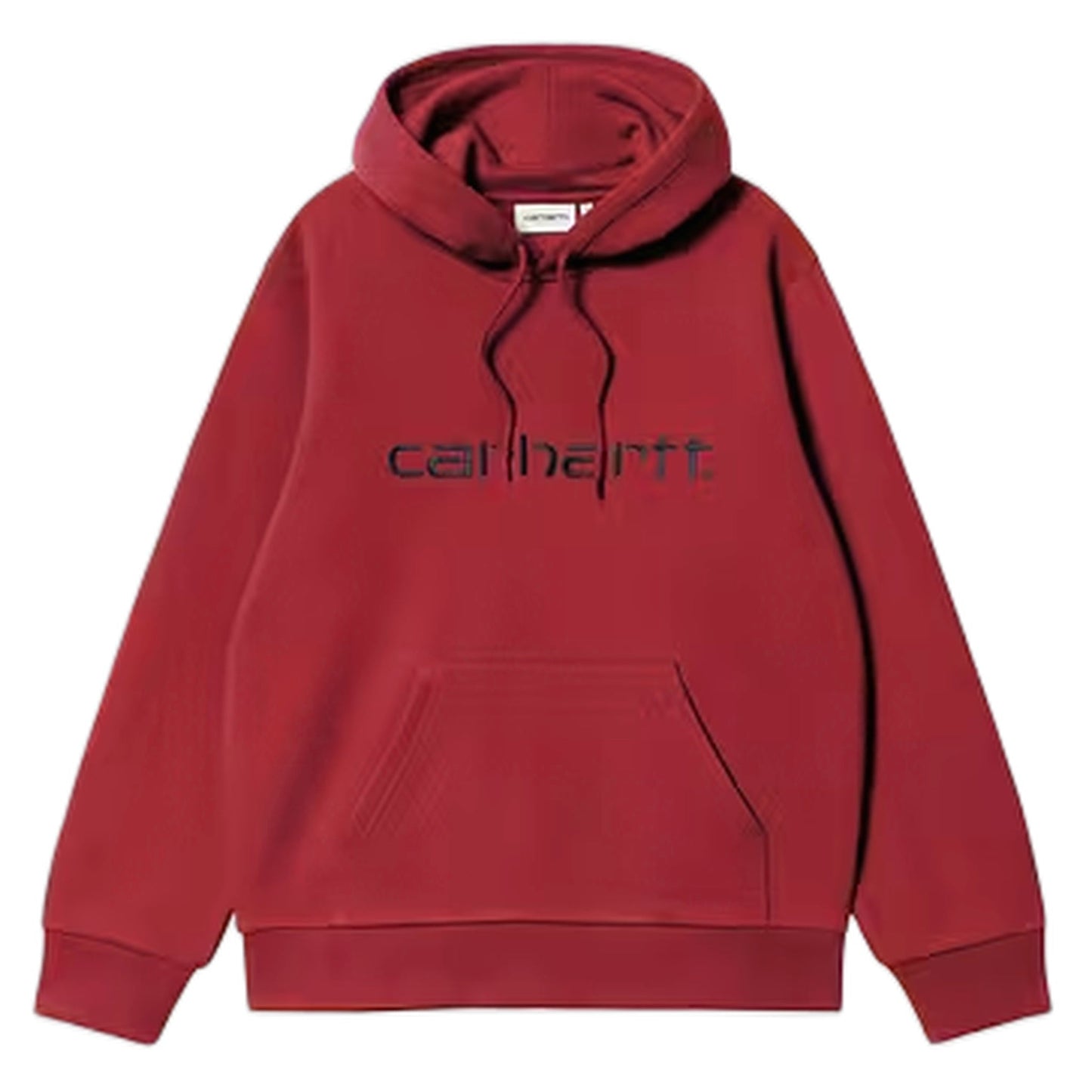 Felpa Carhartt Wip Hooded Carhartt Sweat - Scarlet / Graphite - Felpe di Carhartt Wip | Francis Concept