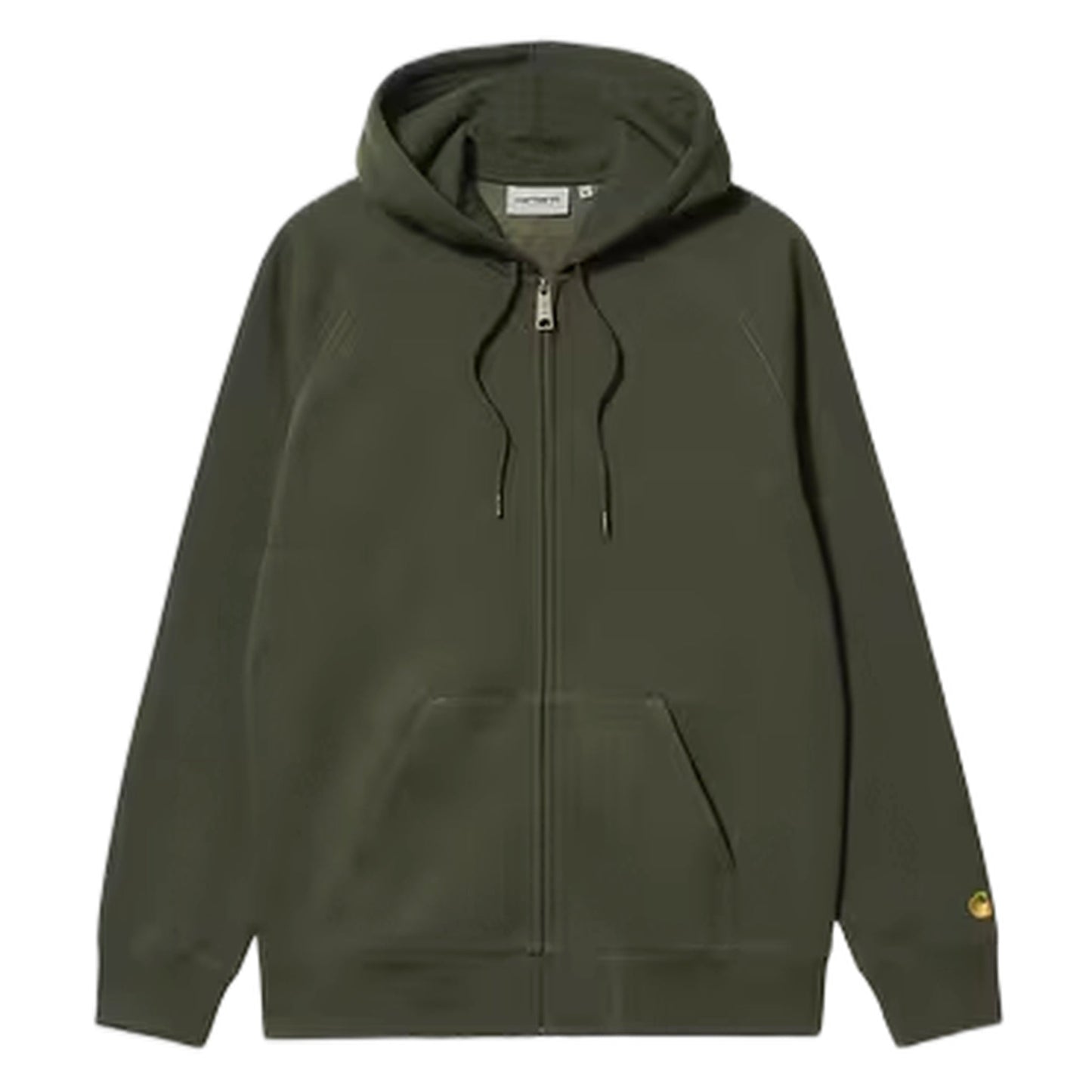 Felpa Carhartt Wip Hooded Chase Jacket - Olive / Gold - Felpe di Carhartt Wip | Francis Concept