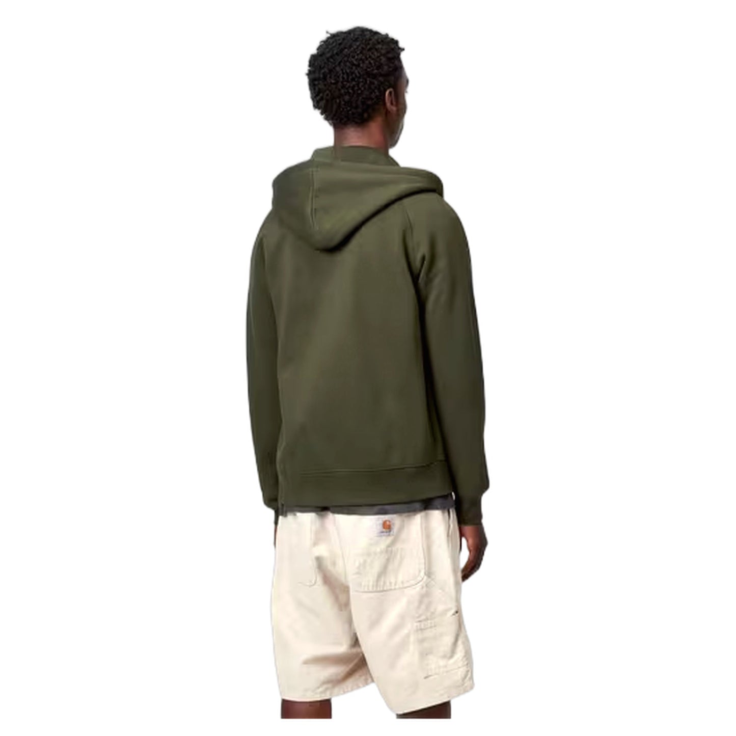 Felpa Carhartt Wip Hooded Chase Jacket - Olive / Gold - Felpe di Carhartt Wip | Francis Concept