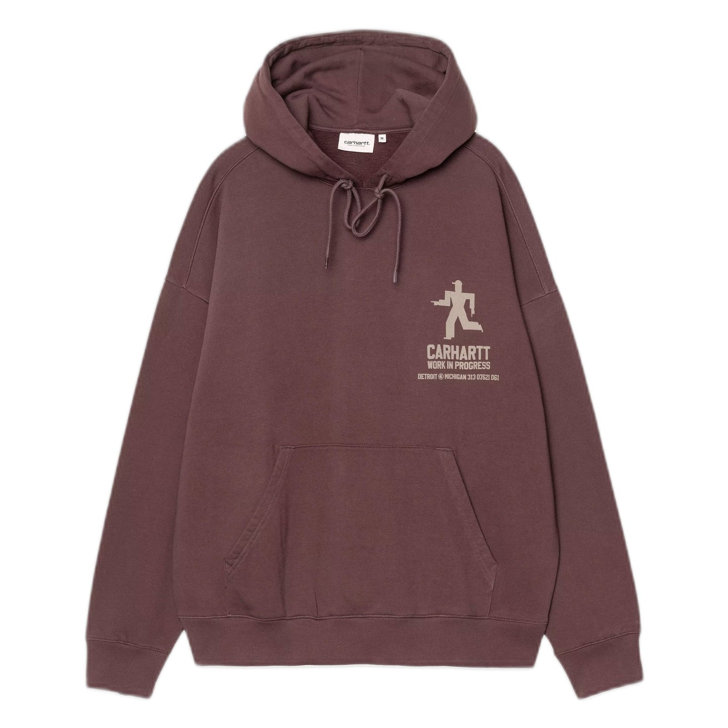 Felpa Carhartt Wip Hooded Distance Sweat - Palisander Stone Dyed - Felpe di Carhartt Wip | Francis Concept