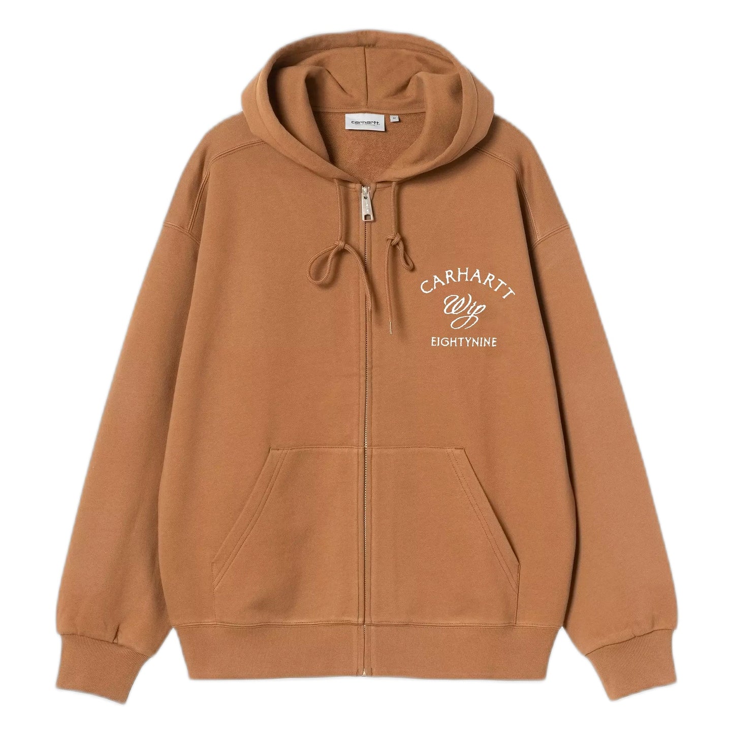 Felpa Carhartt Wip Hooded Eightynine Sweat Jacket - Hamilton Brown