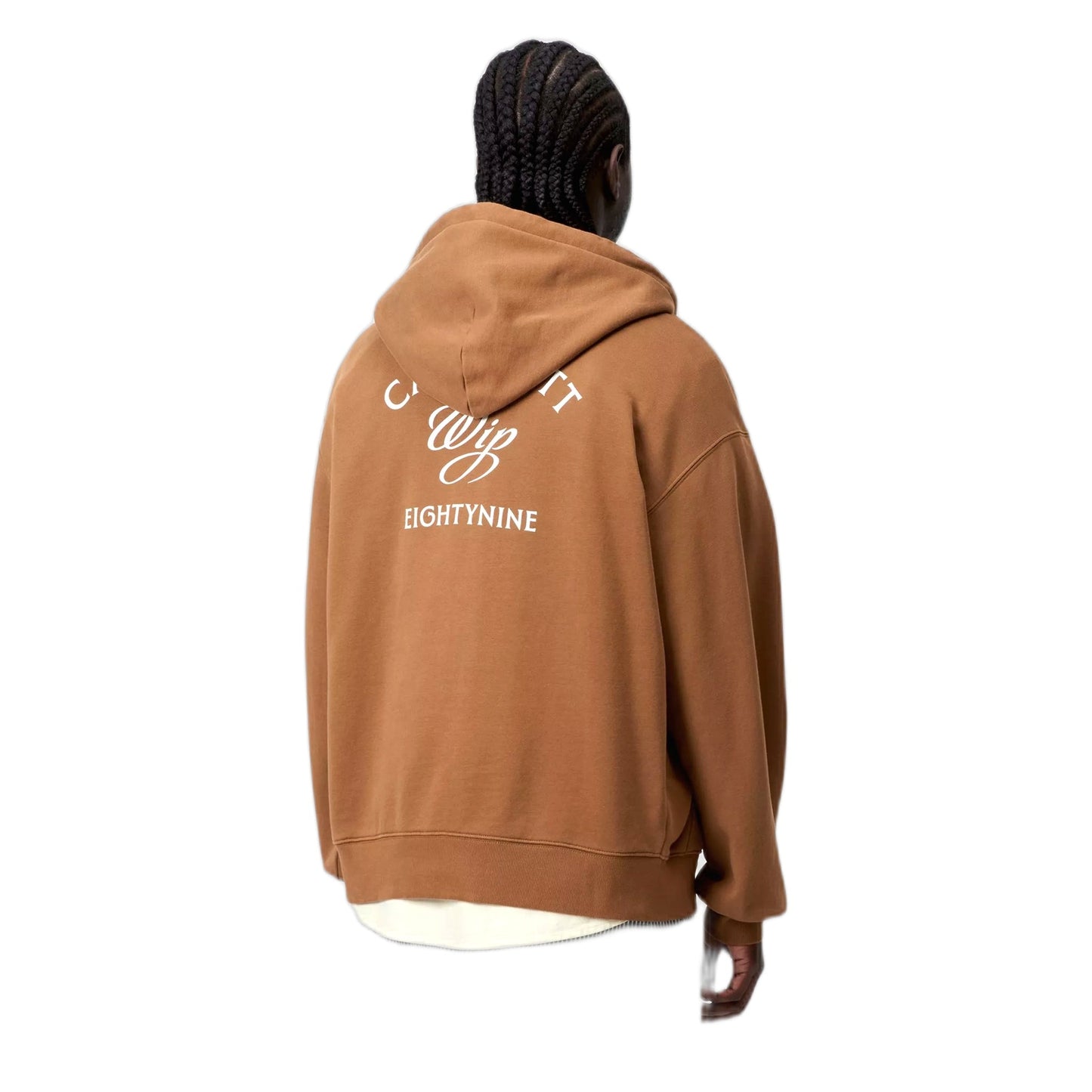 Felpa Carhartt Wip Hooded Eightynine Sweat Jacket - Hamilton Brown