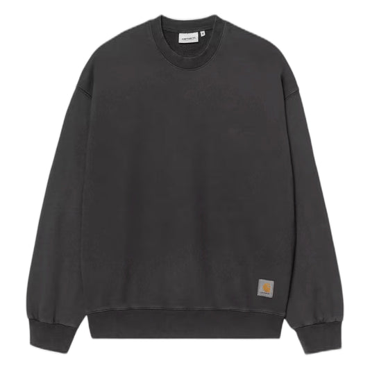 Felpa Carhartt Wip Hudson Sweat - Black Chalk Wash - Felpe di Carhartt Wip | Francis Concept