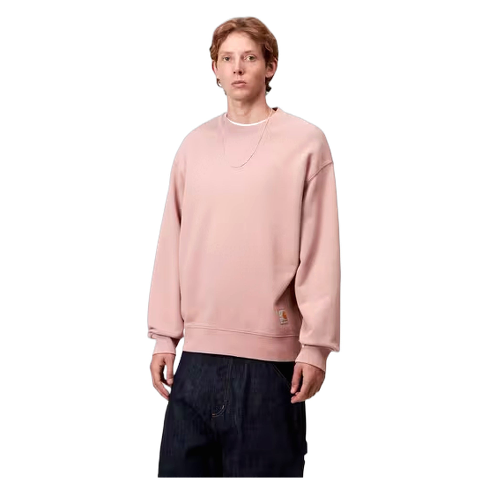 Felpa Carhartt Wip Hudson Sweat - Daphne Chalk Wash - Felpe di Carhartt Wip | Francis Concept