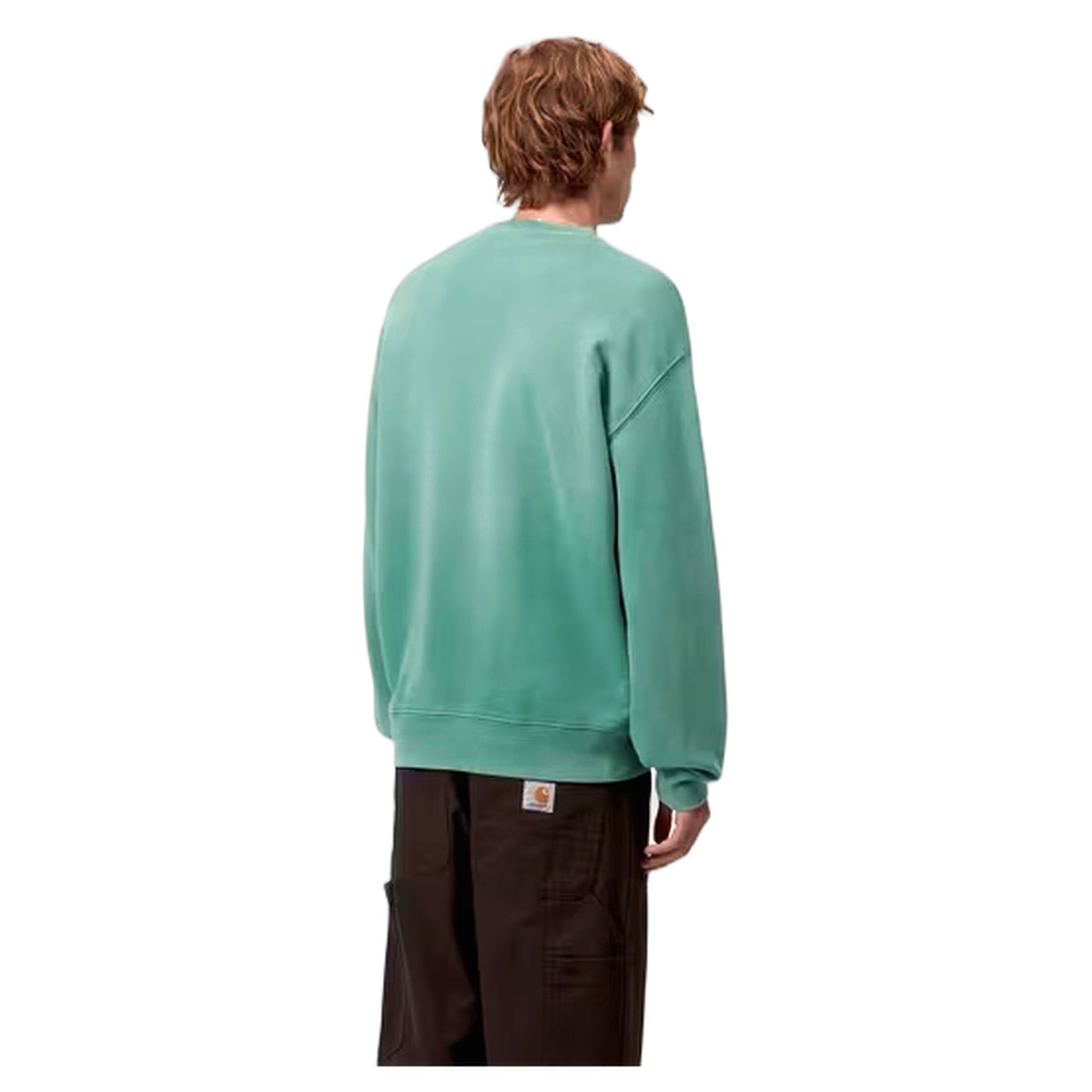 Felpa Carhartt Wip Hudson Sweat - Saguaro Chalk Wash - Felpe di Carhartt Wip | Francis Concept