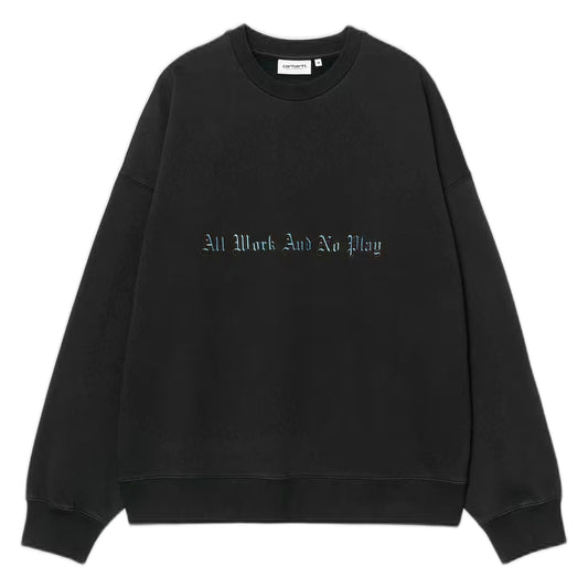 Felpa Carhartt Wip No Play Sweat - Black - Felpe di Carhartt Wip | Francis Concept