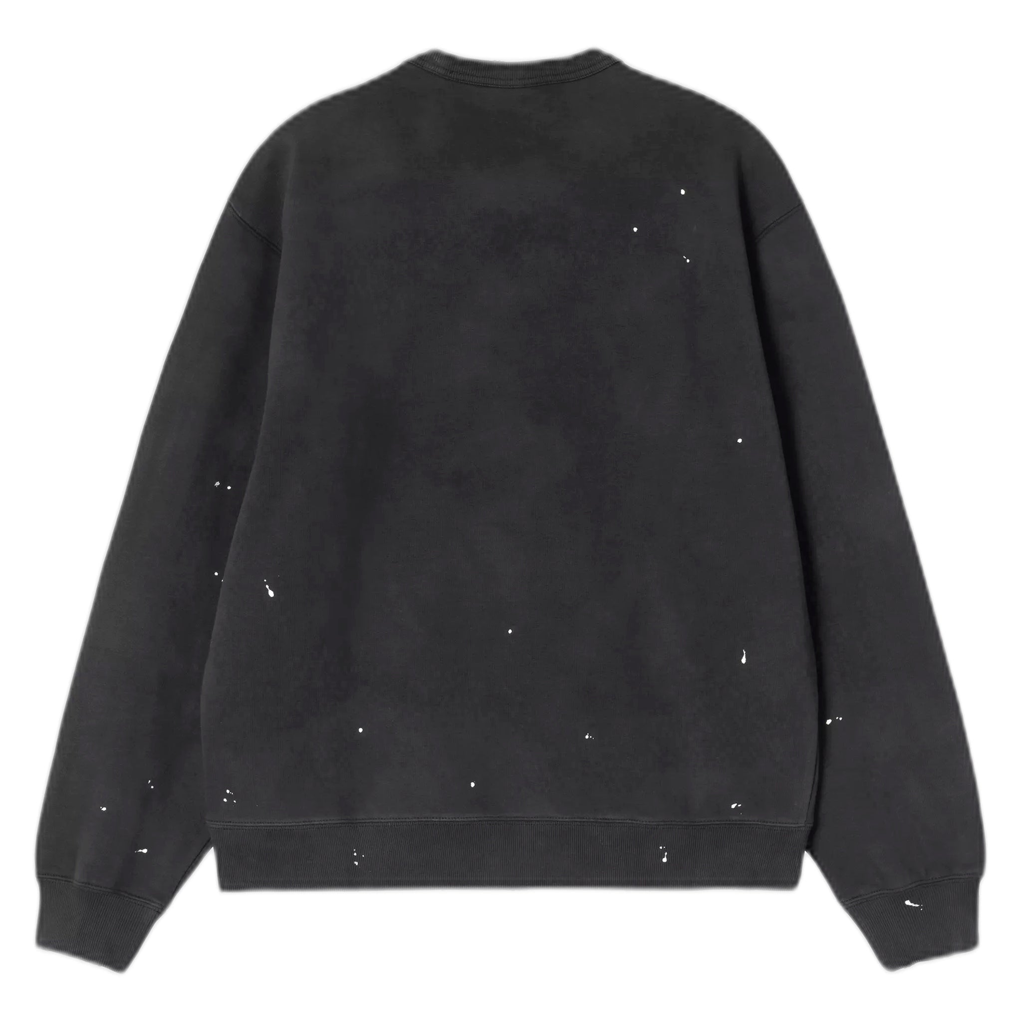 Felpa Carhartt Wip Painter Sweat - Black destroy wash, splatter - Felpe di Carhartt Wip | Francis Concept