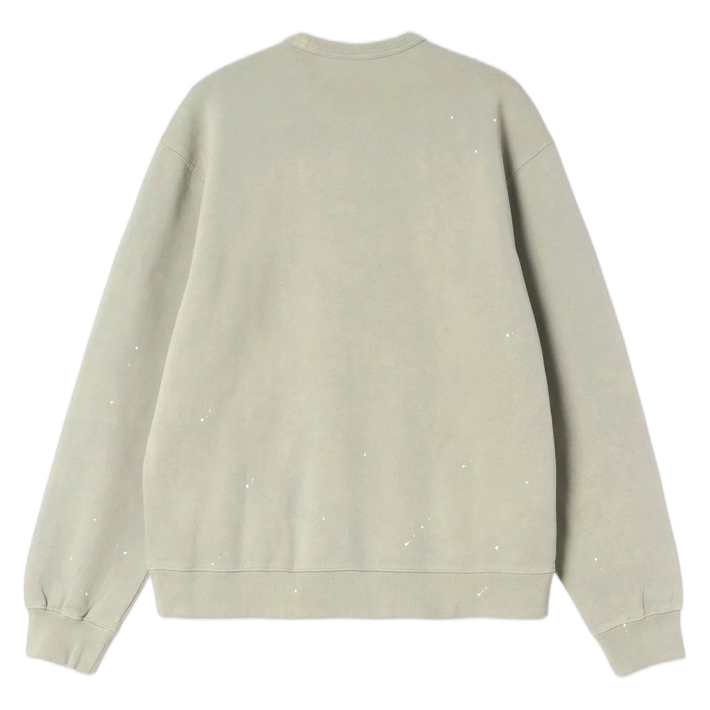 Felpa Carhartt Wip Painter Sweat - Green destroy wash, splatter