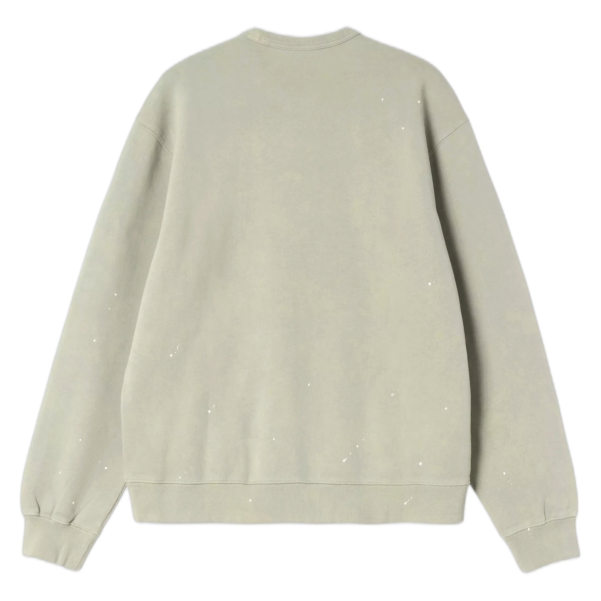 Felpa Carhartt Wip Painter Sweat - Green destroy wash, splatter - Felpe di Carhartt Wip | Francis Concept