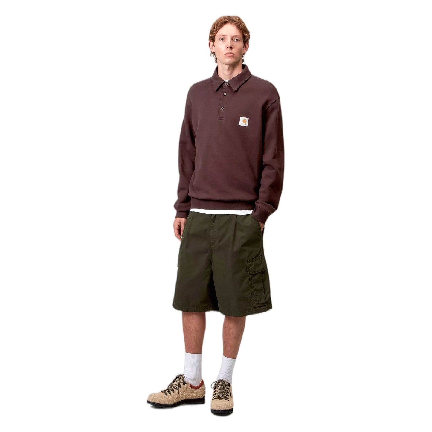 Felpa Carhartt Wip Polo Sweat - Palisander - Felpe di Carhartt Wip | Francis Concept