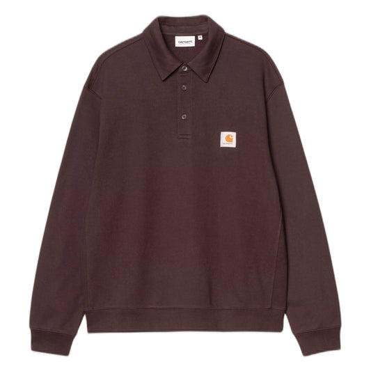 Felpa Carhartt Wip Polo Sweat - Palisander - Felpe di Carhartt Wip | Francis Concept