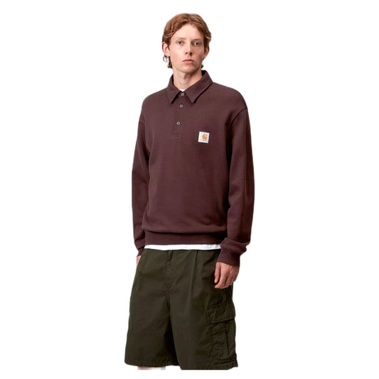 Felpa Carhartt Wip Polo Sweat - Palisander - Felpe di Carhartt Wip | Francis Concept