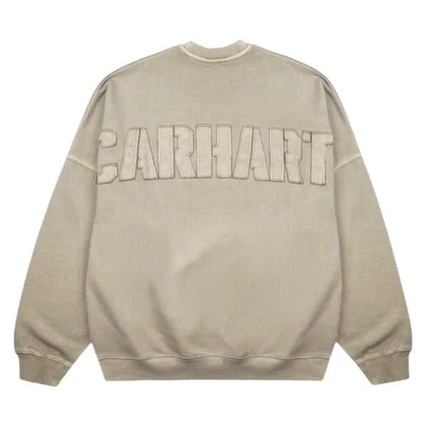 Felpa Carhartt Wip RGGD Sweat - Fleur De Sel Garment Dyed - Felpe di Carhartt Wip | Francis Concept