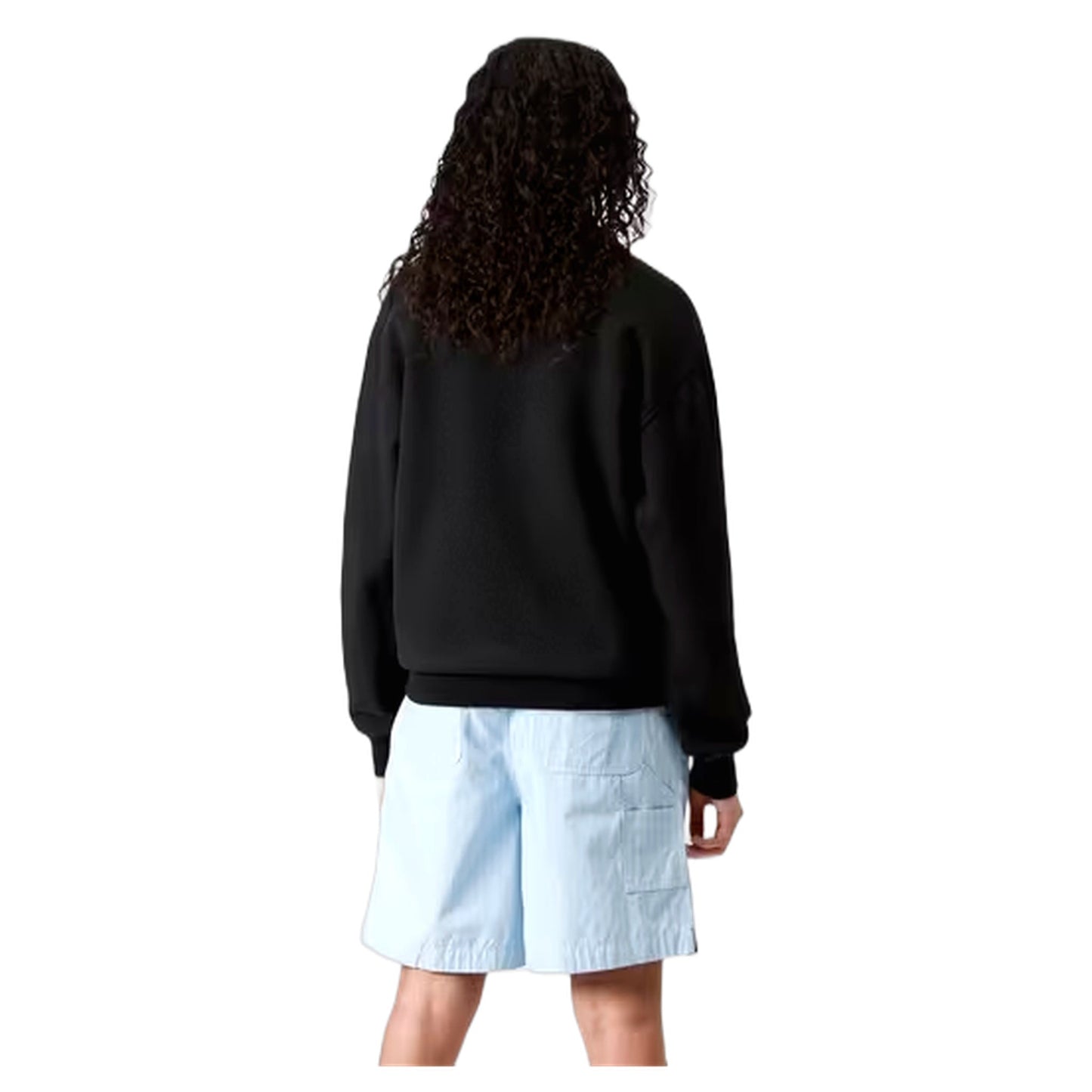 Felpa Carhartt Wip W' Carhartt Sweat - Black / White - Felpe di Carhartt Wip | Francis Concept