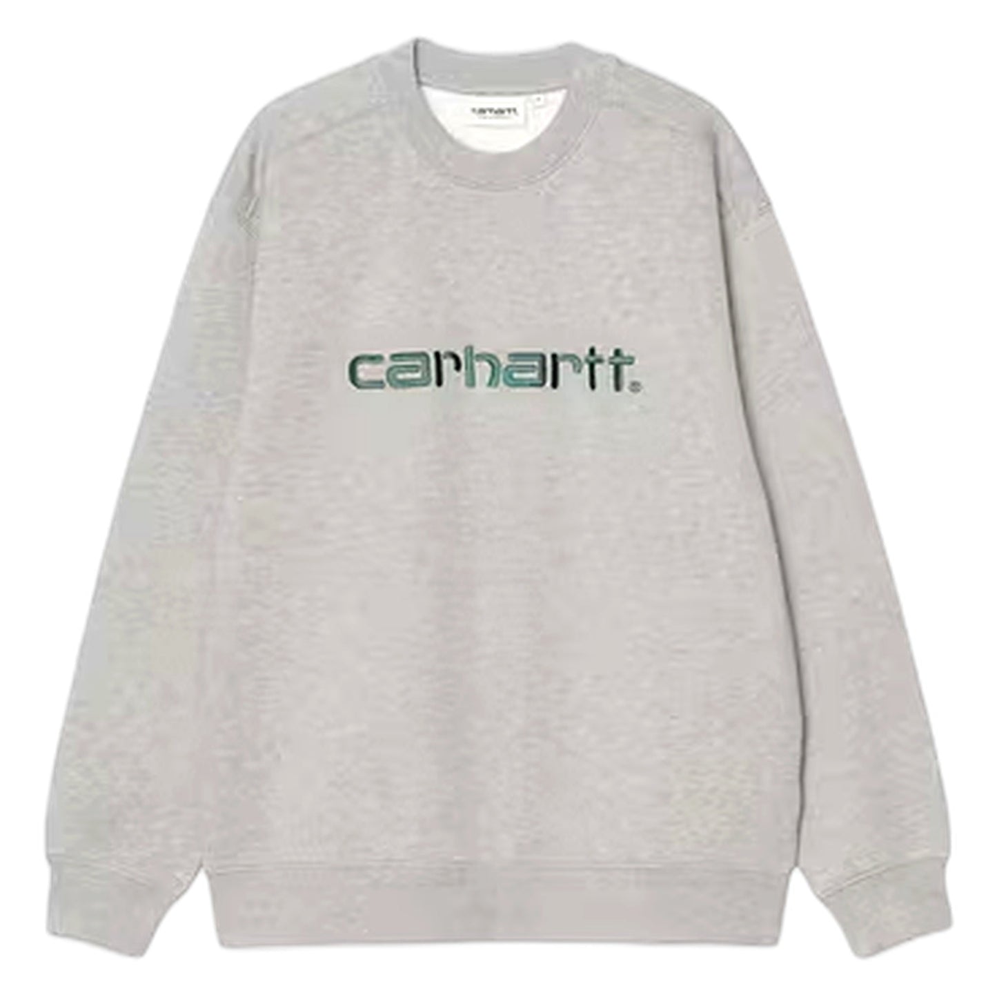 Felpa Carhartt Wip W' Carhartt Sweat - Grey Heather / Dark Fir - Felpe di Carhartt Wip | Francis Concept