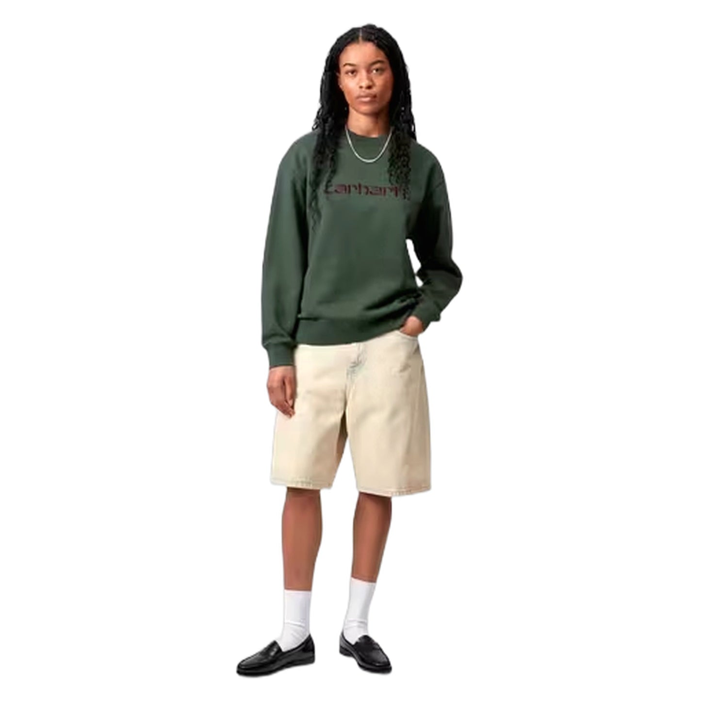 Felpa Carhartt Wip W' Carhartt Sweat - Sycamore Tree / Rondo - Felpe di Carhartt Wip | Francis Concept