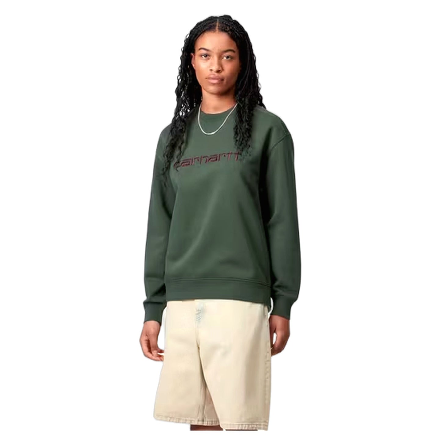 Felpa Carhartt Wip W' Carhartt Sweat - Sycamore Tree / Rondo - Felpe di Carhartt Wip | Francis Concept