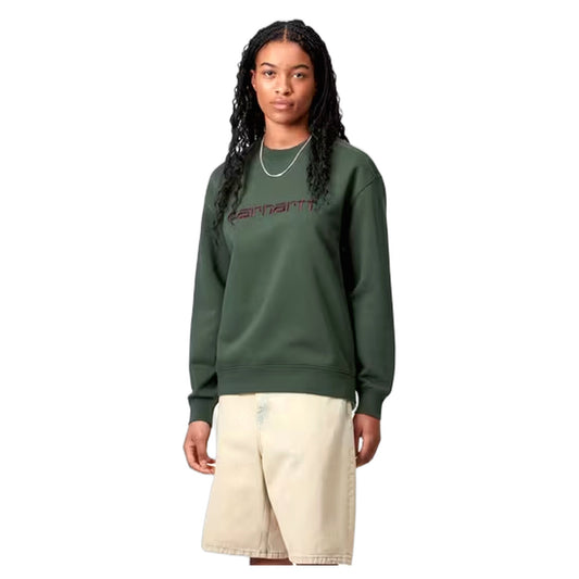 Felpa Carhartt Wip W' Carhartt Sweat - Sycamore Tree / Rondo - Felpe di Carhartt Wip | Francis Concept