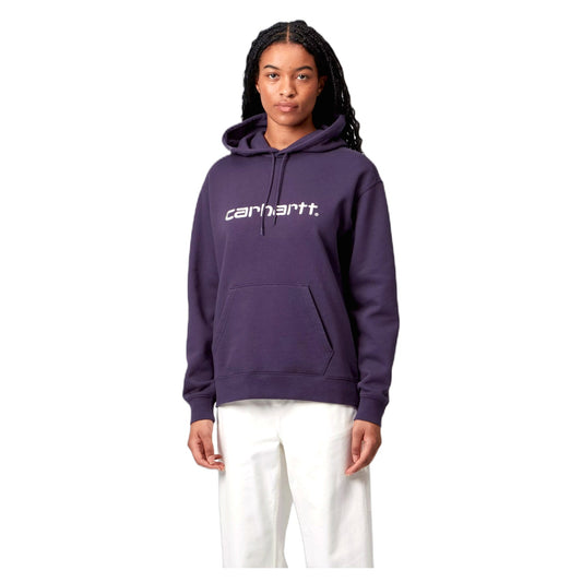 Felpa Carhartt Wip W' Hooded Carhartt Sweatshirt - Lokers / Salt - Felpe di Carhartt Wip | Francis Concept