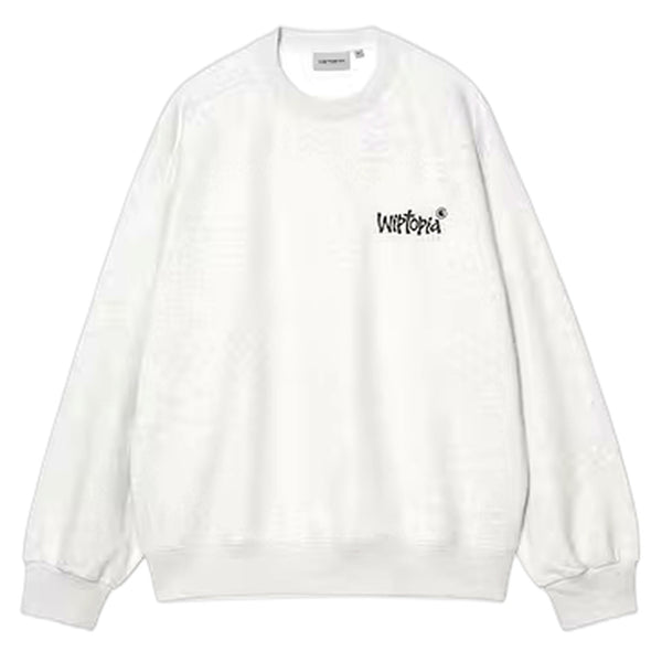 Felpa Carhartt Wip Wiptopia Sweat - Ash Heather - Felpe di Carhartt Wip | Francis Concept