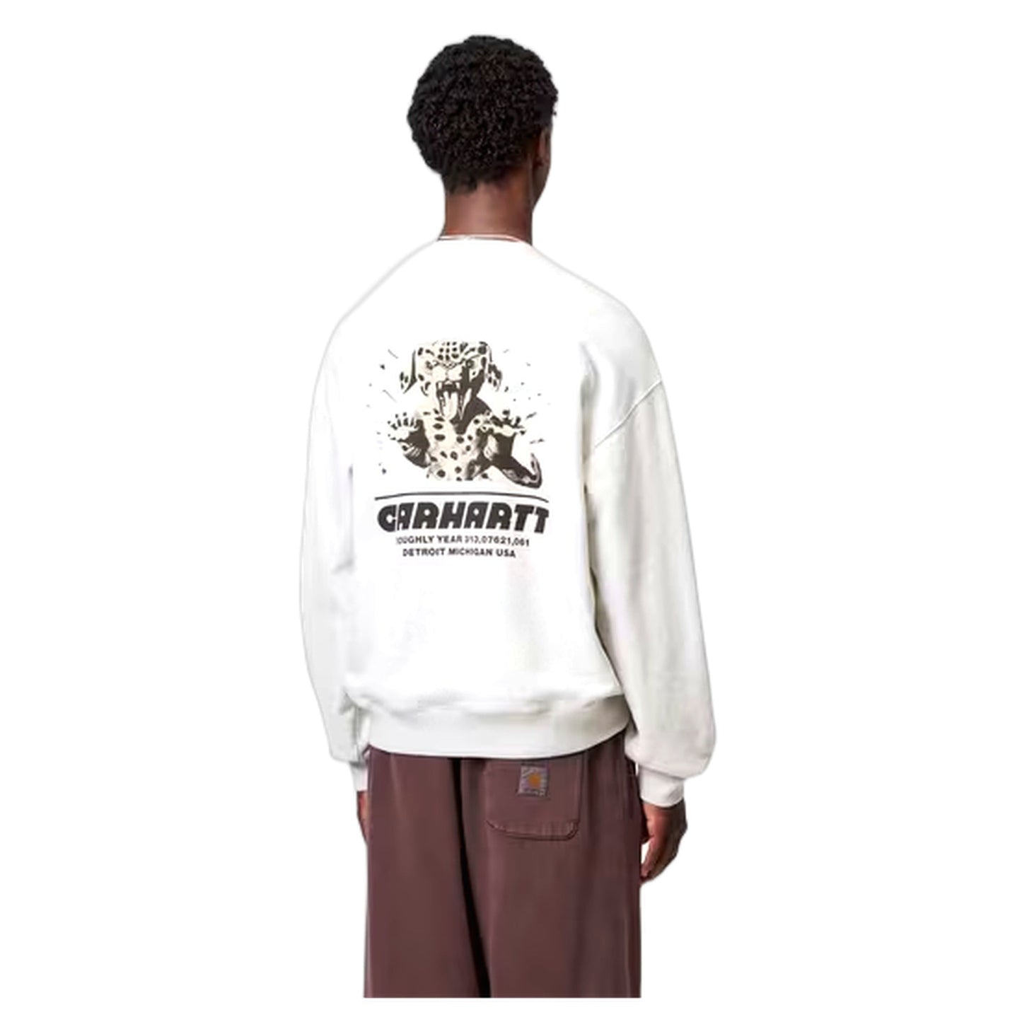 Felpa Carhartt Wip Wiptopia Sweat - Ash Heather - Felpe di Carhartt Wip | Francis Concept