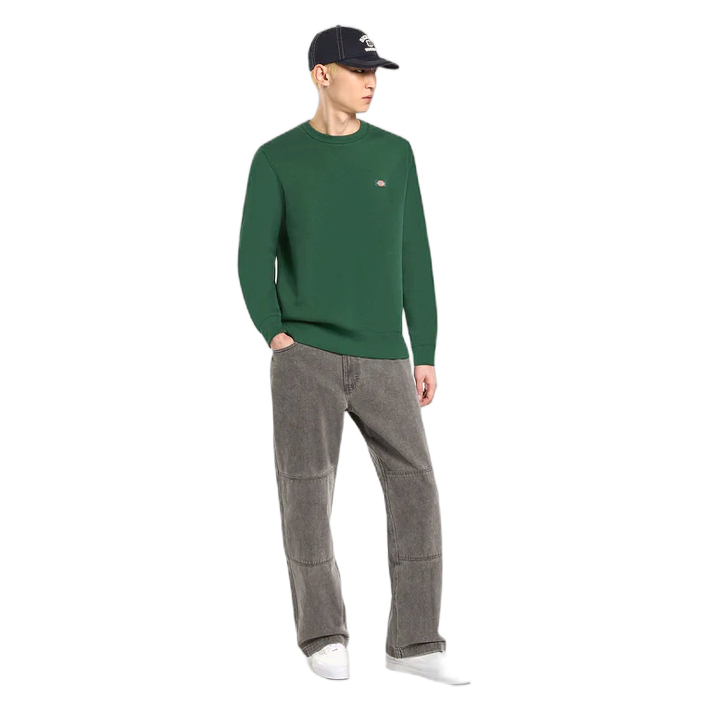 Felpa Dickies Oakport Sweatshirt - Pine Needle - Felpe di Dickies | Francis Concept
