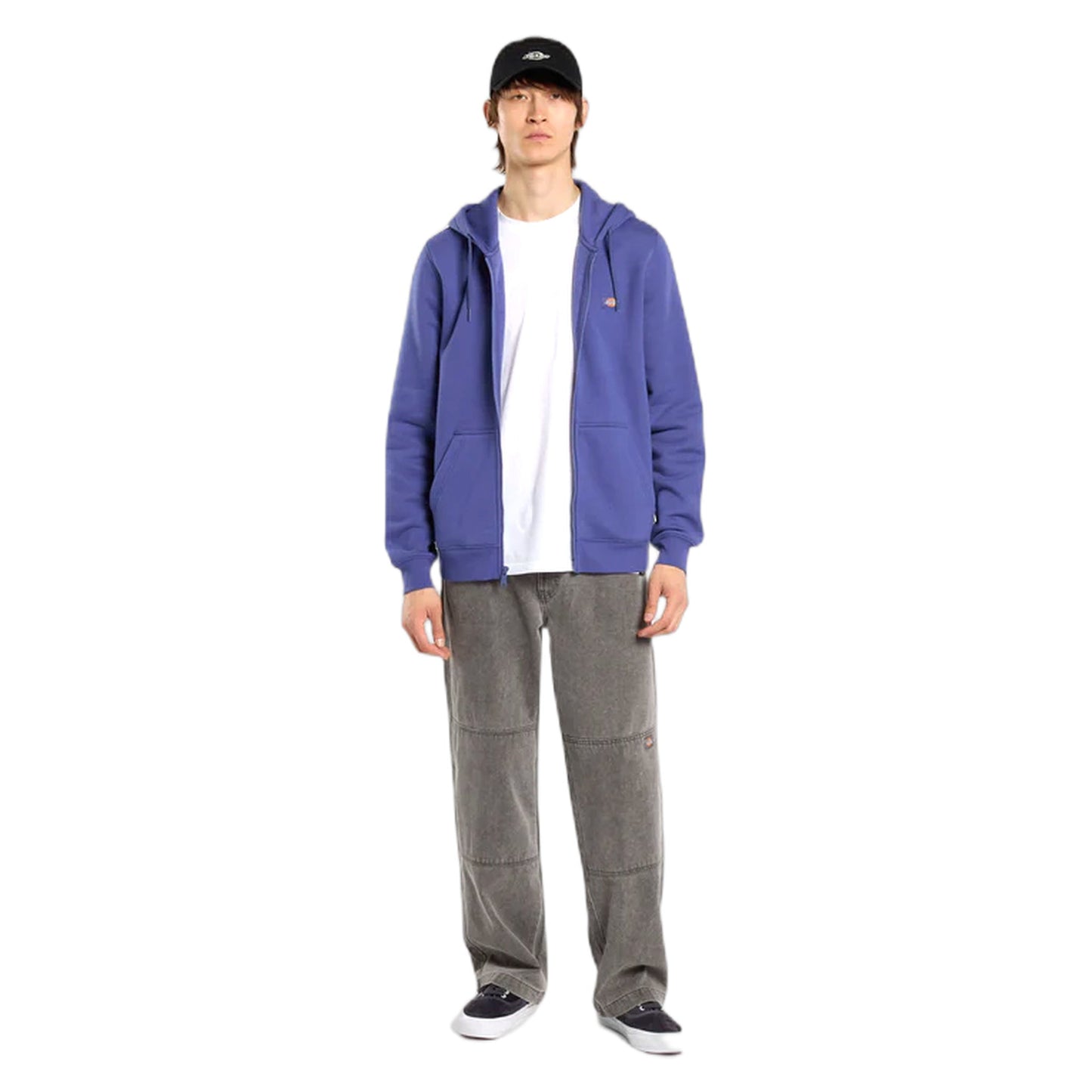 Felpa Dickies Oakport Zip Hoodie - Skipper Blue - Felpe di Dickies | Francis Concept