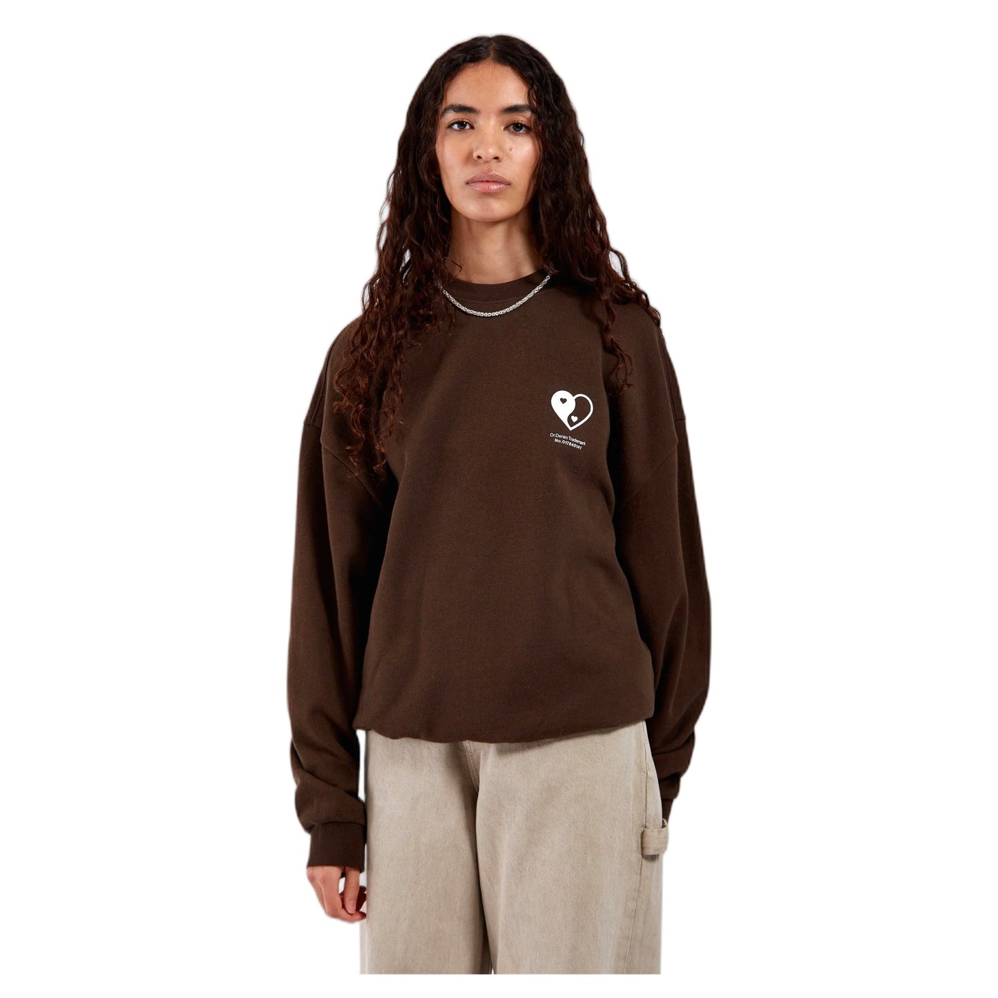 Felpa Dr.Denim Kenan Sweatshirt - Marrone - Felpe di Dr.Denim | Francis Concept