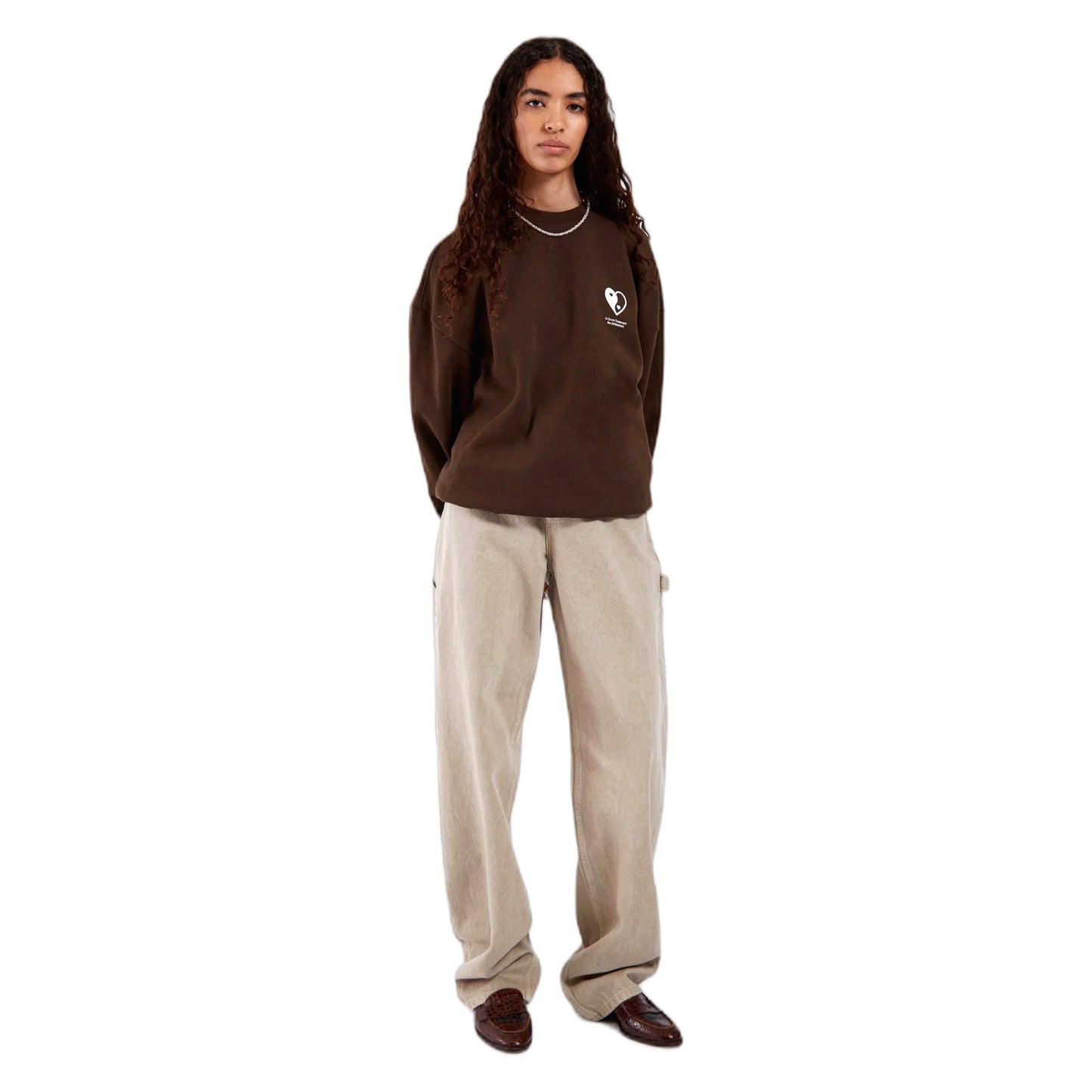 Felpa Dr.Denim Kenan Sweatshirt - Marrone - Felpe di Dr.Denim | Francis Concept