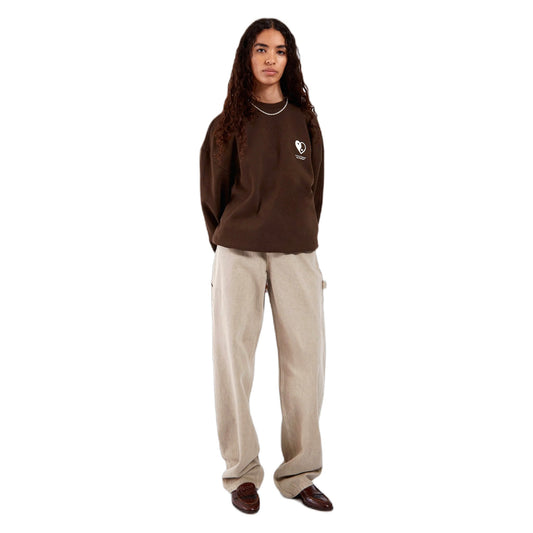 Felpa Dr.Denim Kenan Sweatshirt - Marrone - Felpe di Dr.Denim | Francis Concept