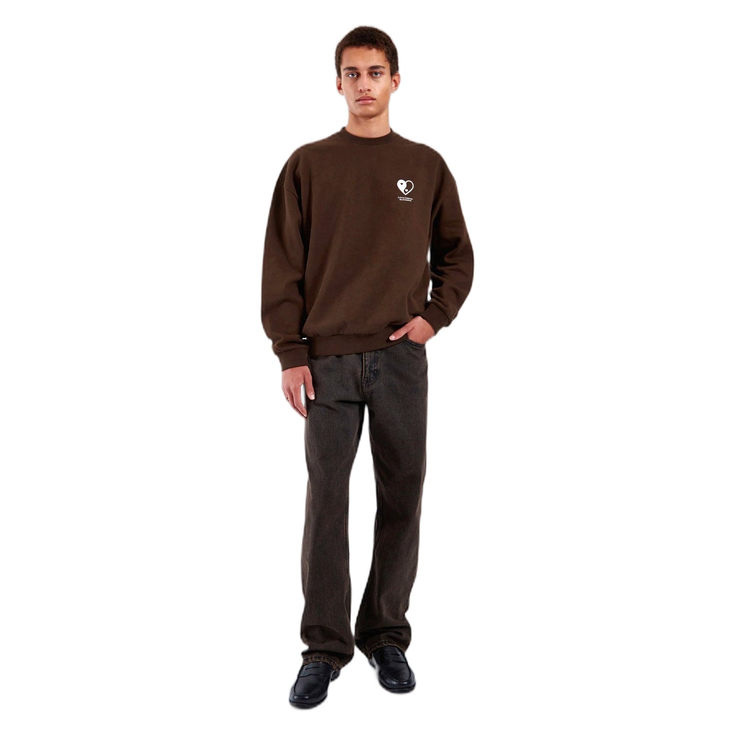 Felpa Dr.Denim Kenan Sweatshirt - Marrone - Felpe di Dr.Denim | Francis Concept