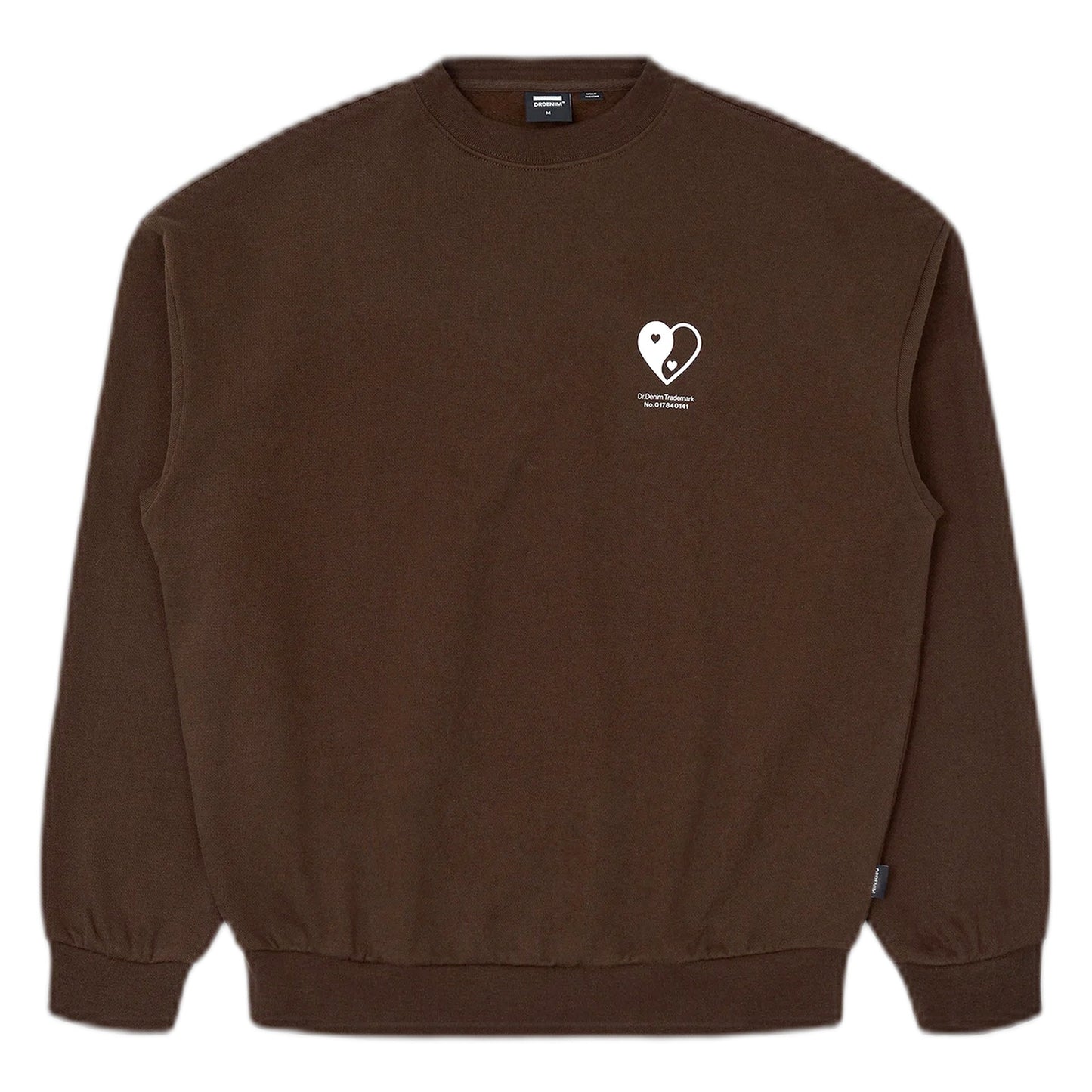 Felpa Dr.Denim Kenan Sweatshirt - Marrone - Felpe di Dr.Denim | Francis Concept