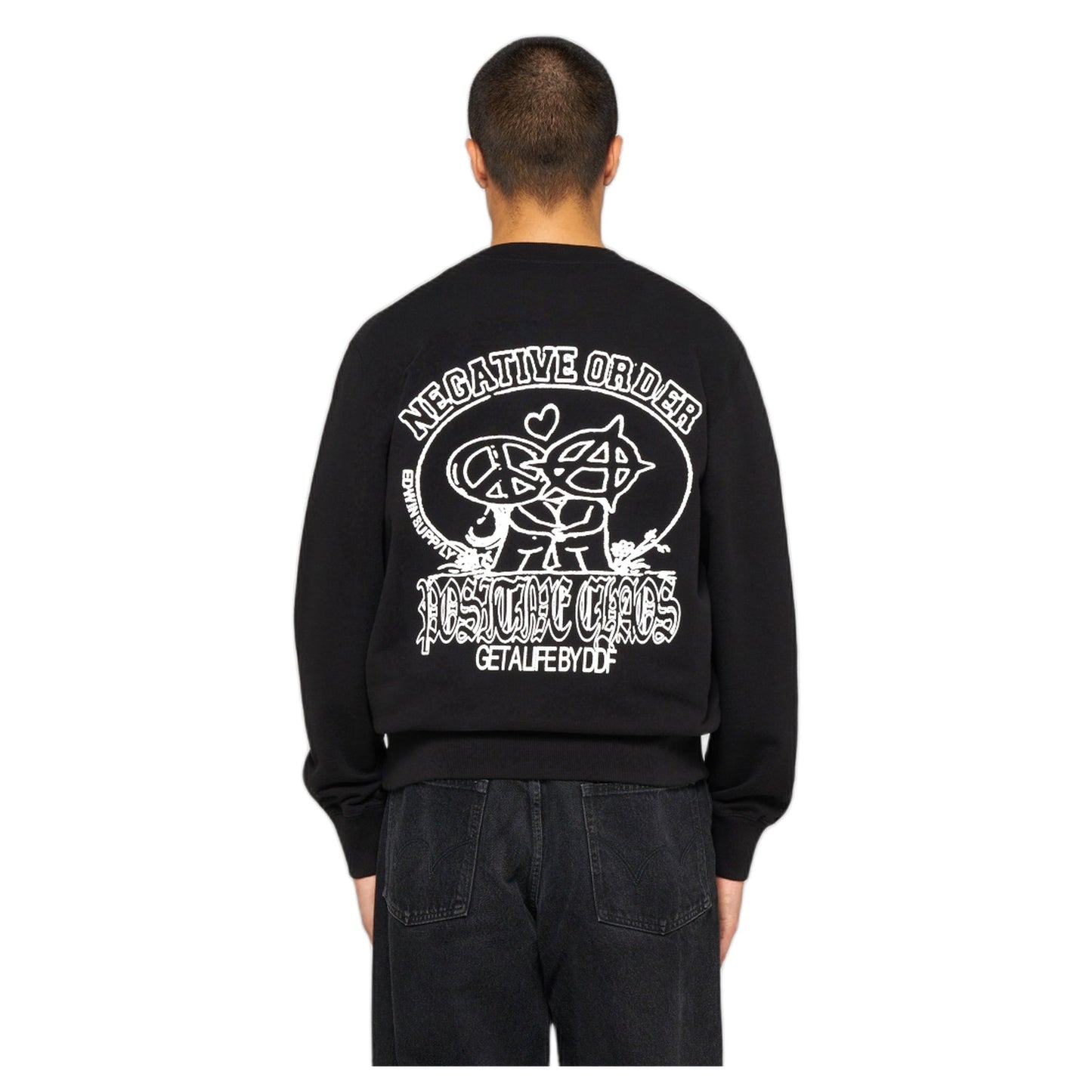 Felpa Edwin Positive Chaos Sweat - Black-Francis Concept