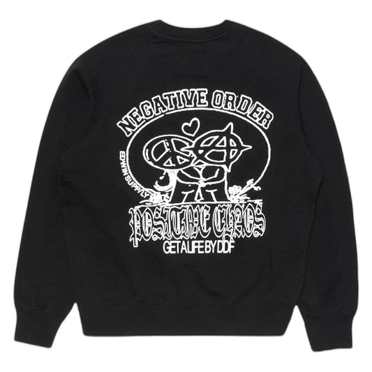 Felpa Edwin Positive Chaos Sweat - Black-Francis Concept