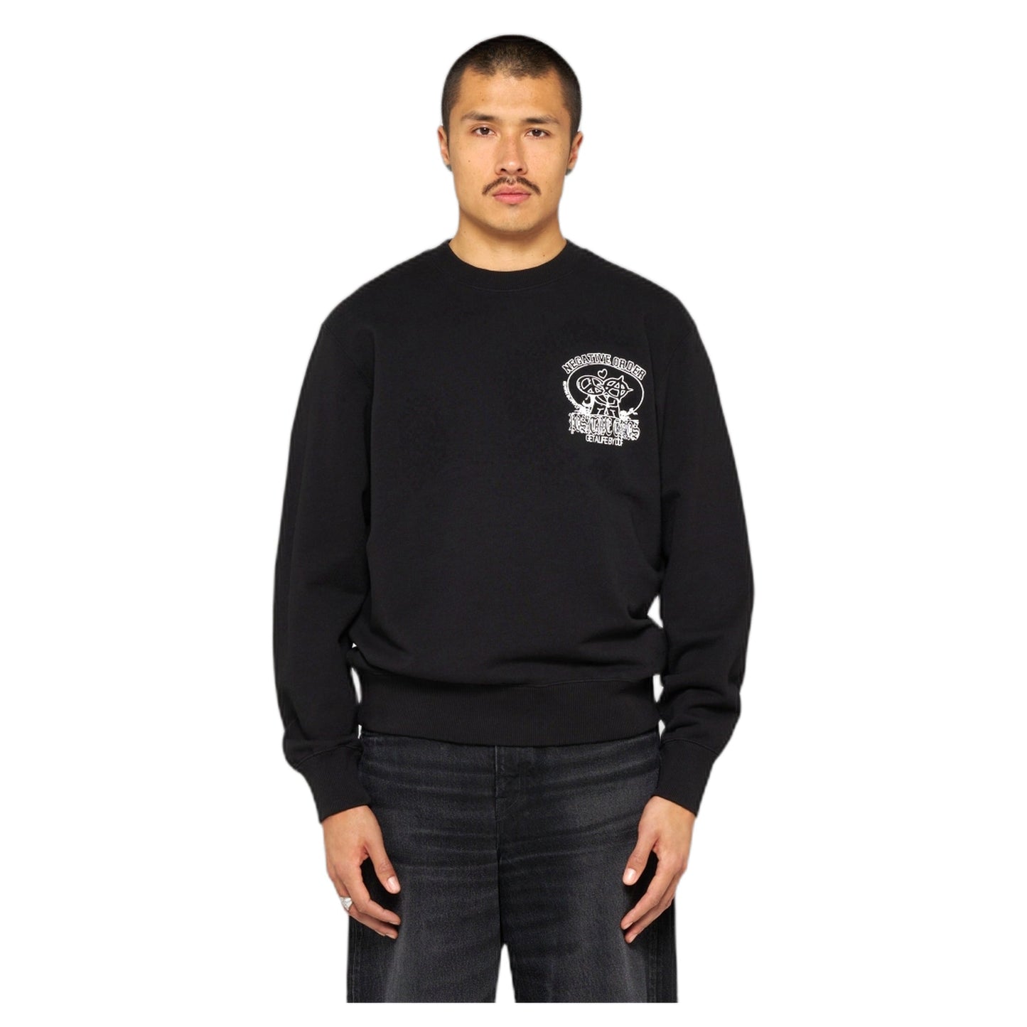 Felpa Edwin Positive Chaos Sweat - Black-Francis Concept