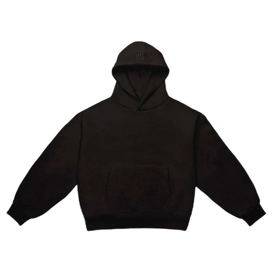 Felpa Garment Workshop Double Layer Hoodie With Double Embroidery - Black - Felpe di Garment Workshop | Francis Concept