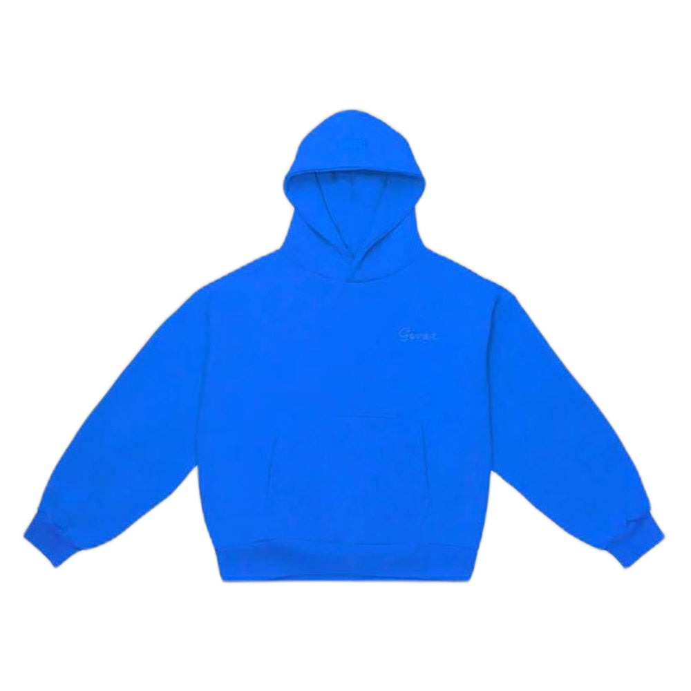 Felpa Garment Workshop Double Layer Hoodie With Double Embroidery - Brady Blue - Felpe di Garment Workshop | Francis Concept